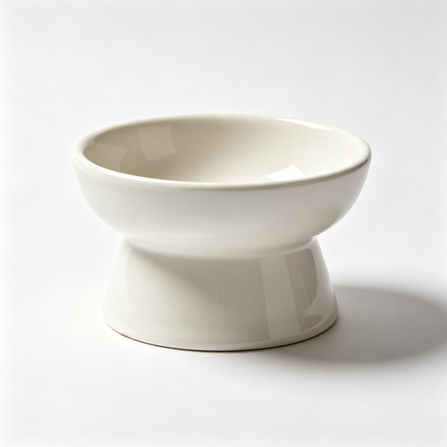 furclearpets.com Elevated Ceramic Pet Bowl for Neck Strain Relief