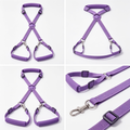 furclearpets.com PetAmi Premium Hands Free Dog Leash for 2 Dogs, Adjustable Waist Belt Leash for Dog Walking, Fanny Pack Accessories Bag Dual Bungee Leash for Running, Hiking, Jogging, Biking, Purple